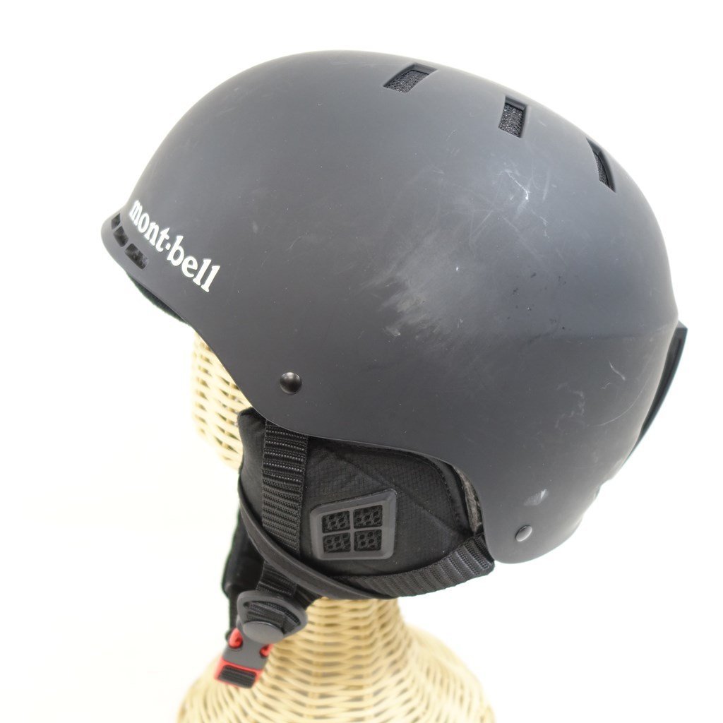 中古 2019-2020年モデル Mont-Bell/モンベル FALL LINE HELMET ダイヤル式ヘルメット スノーボード M-Lサイズ/58-61cm_画像3