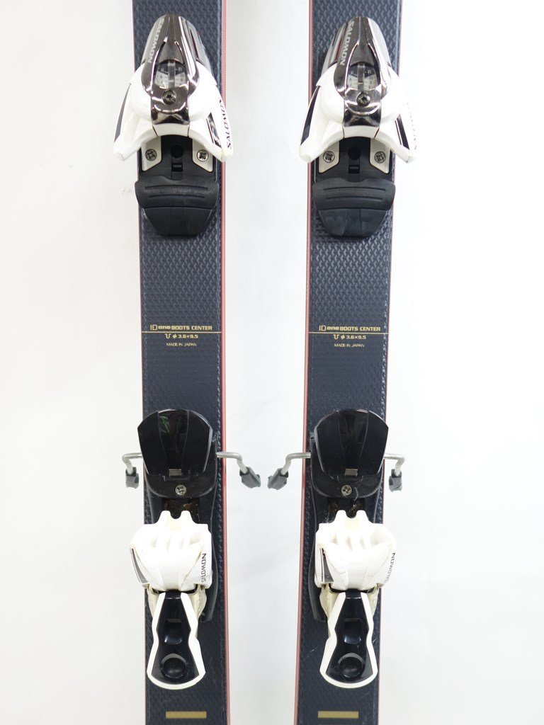 中古 12/13 ID ONE SR-NC 166cm SALOMON ビンディング付きスキー アイディーワン ノーモアカービング サロモン_画像3