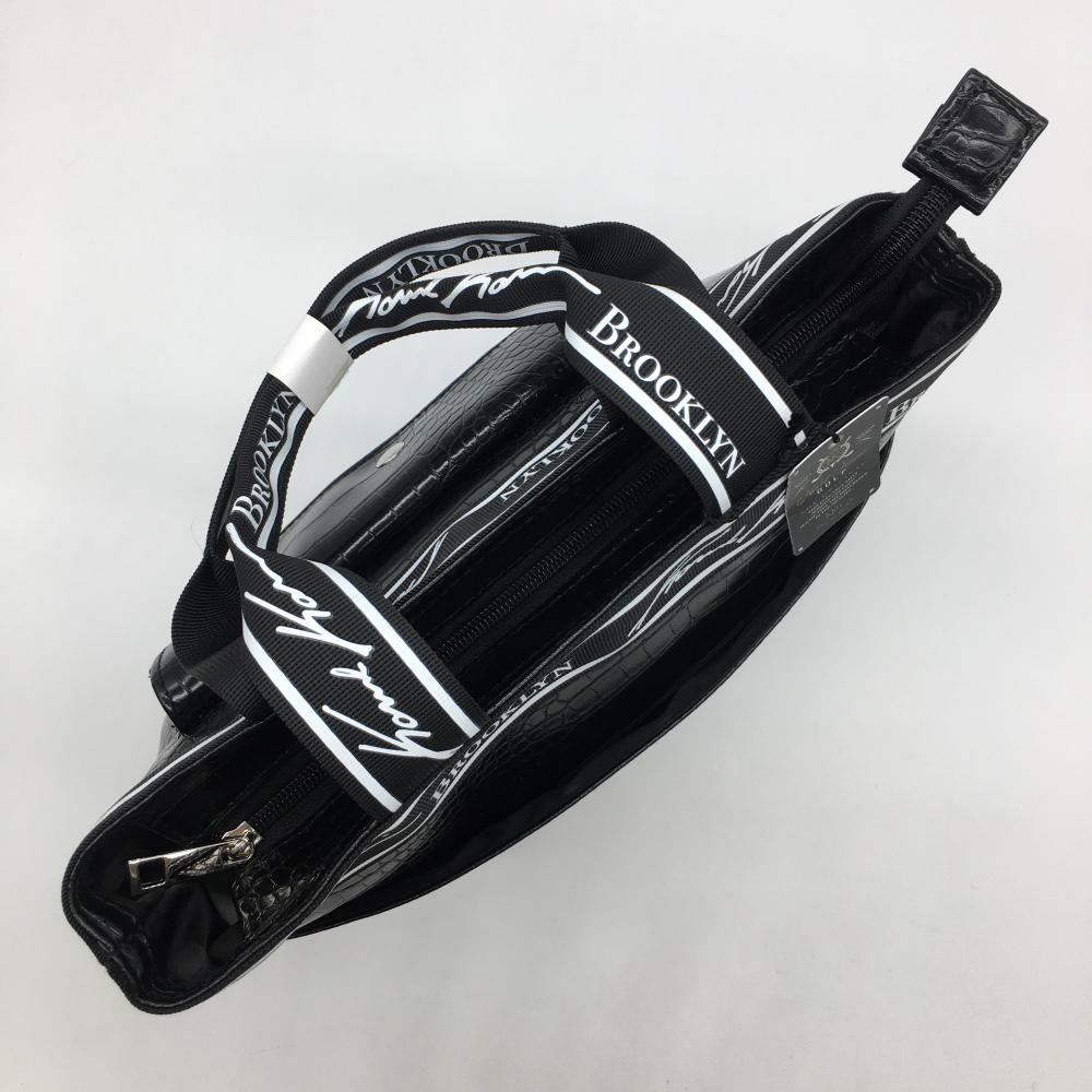 【新品】カールカナイゴルフ カートバッグ 黒 クロコダイル柄 内外複数ポケットゴルフ Karl Kani GOLF_画像6