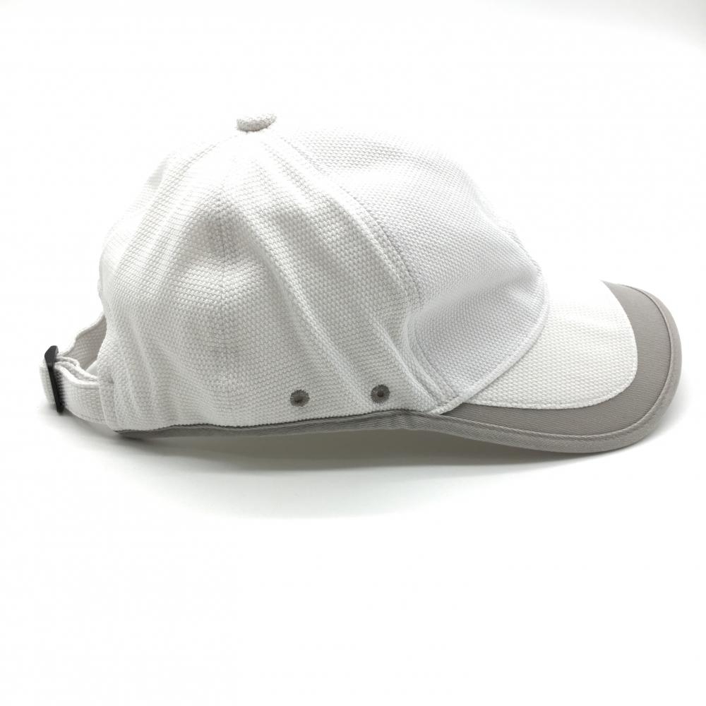 [ super-beauty goods ] Mizuno cap white × gray .. switch F(56-60cm) Golf wear MIZUNO