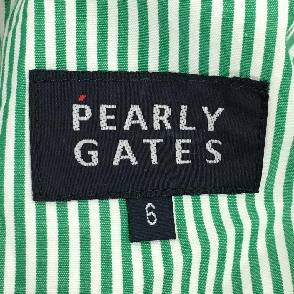 【美品】パーリーゲイツ ハーフパンツ グリーン 織生地 ストレッチ メンズ 6(XL) ゴルフウェア PEARLY GATES_画像5