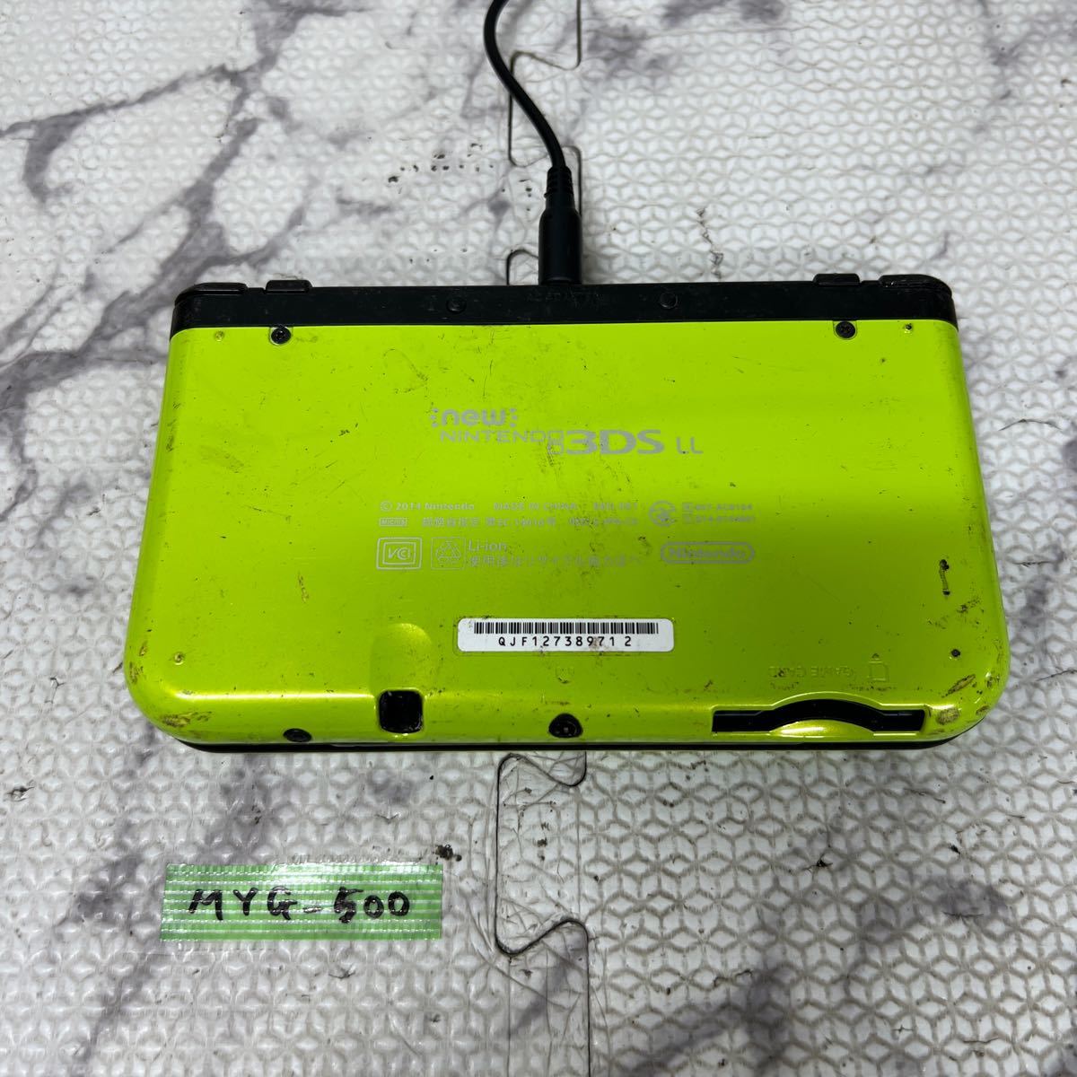 MYG-500 激安 ゲー厶機 本体 Nintendo 3DS LL New 3DSLL 通電OK ジャンク 同梱不可_画像3