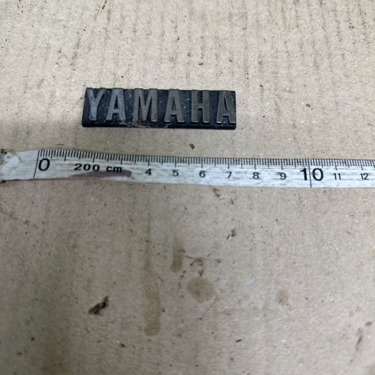 KN-1223 激安 バイクパーツ YAMAHA エンブレム 車種不明 現状品_画像2