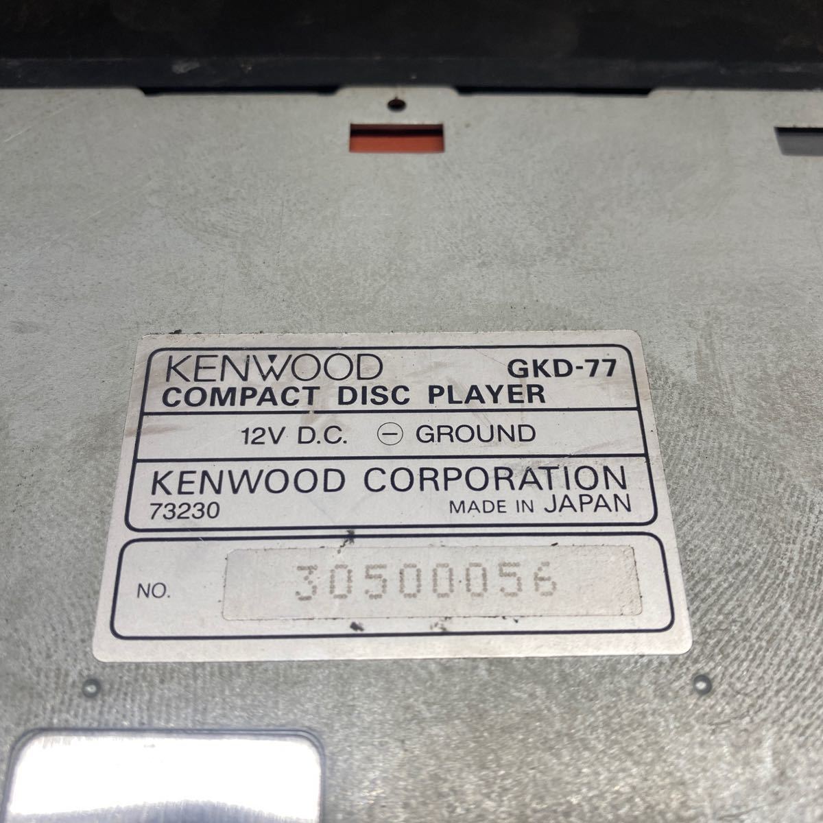 AV11-469 激安 カーステレオ KENWOOD GKD-77 GKR-X55 30500056 CD カセット 通電未確認 ジャンク_画像5