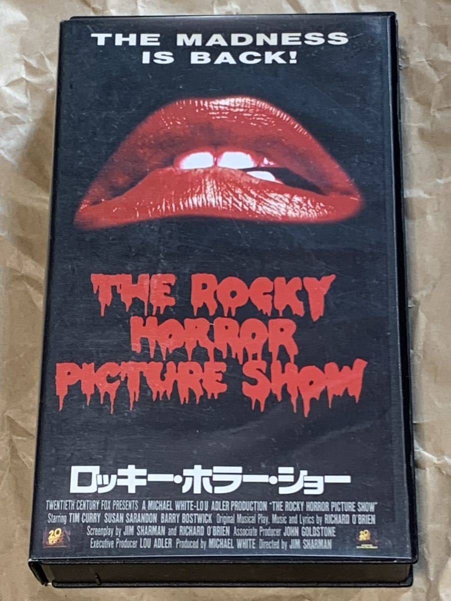 ロッキー・ホラー・ショー　中古VHSビデオ　字幕スーパー　ジム・シャーマン　ミュージカル　THE ROCKY HORROR PICTURE SHOW_画像1