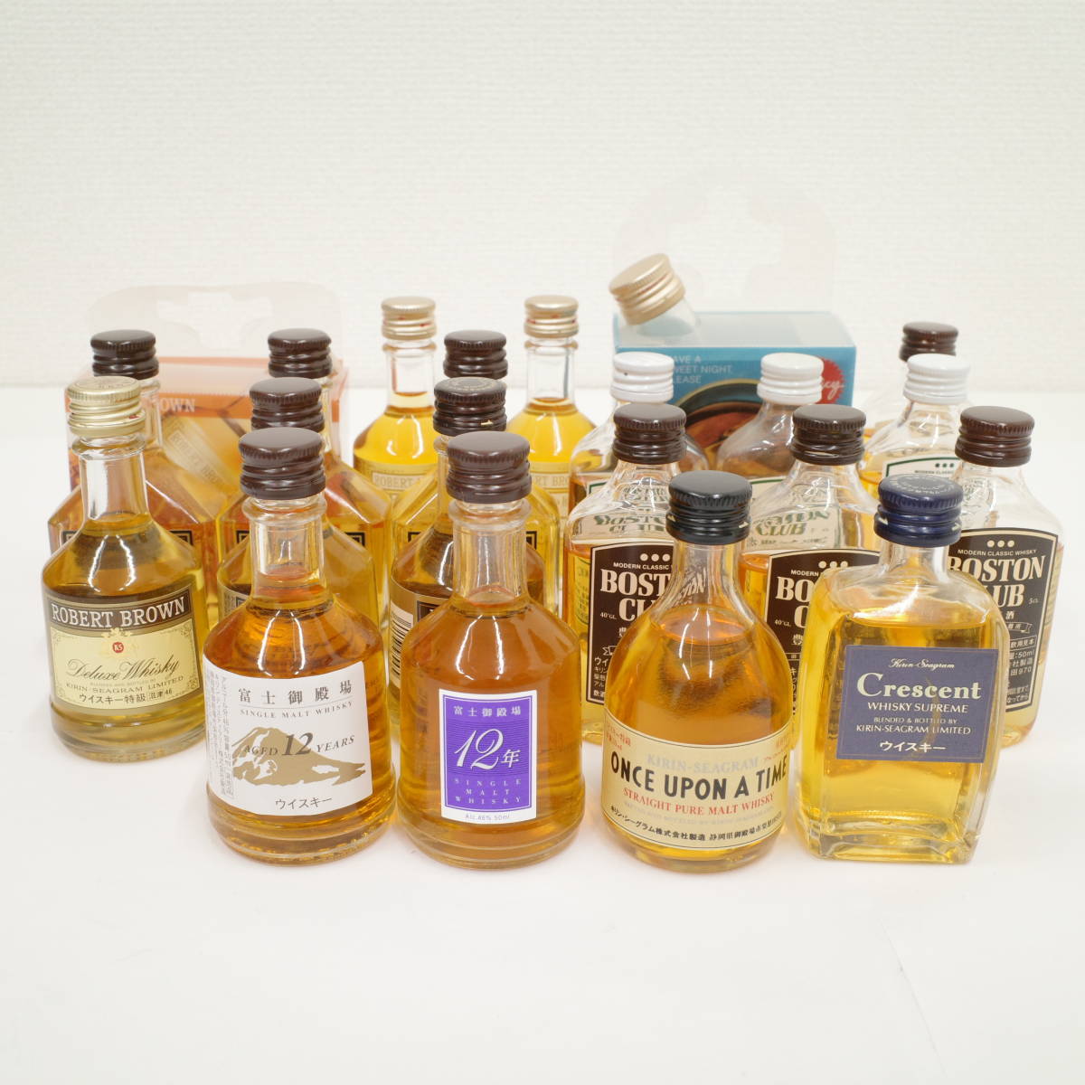 KIRIN SEAGRAM キリン シーグラム 富士御殿場12年 など ミニチュア ミニボトル ウイスキー 50ml 21本 おまとめ_画像1