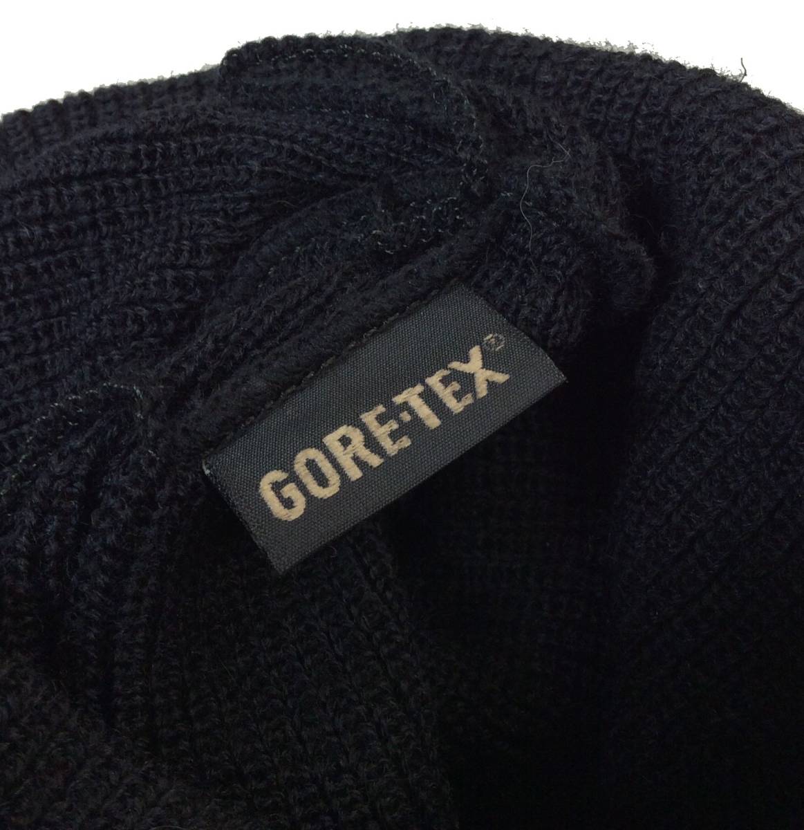 MIN-NANOmin nano GORE-TEX Gore-Tex knit cap knitted cap hat black black postage 250 jpy 