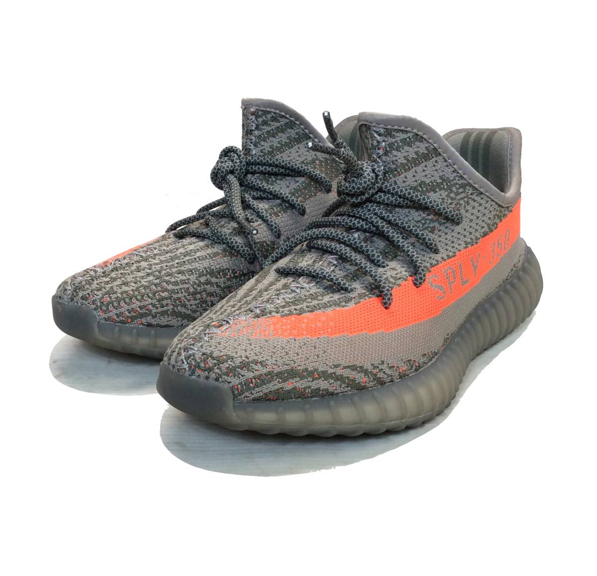 ADIDAS YEEZY BOOST 350 V2 アディダス イージー ブースト 350 V2 スニーカー ステルスグレー ベルーガ ソーラーレッド 27cm メンズ