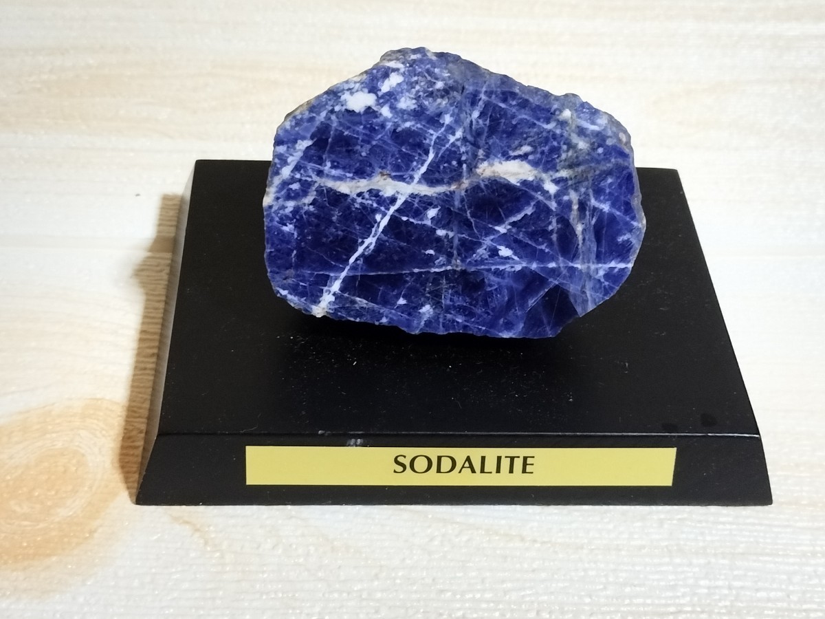 アンティークコレクション！SODALITE！天然石 原石 パワーストーン 鉱物 ！石！自然！物2_画像1