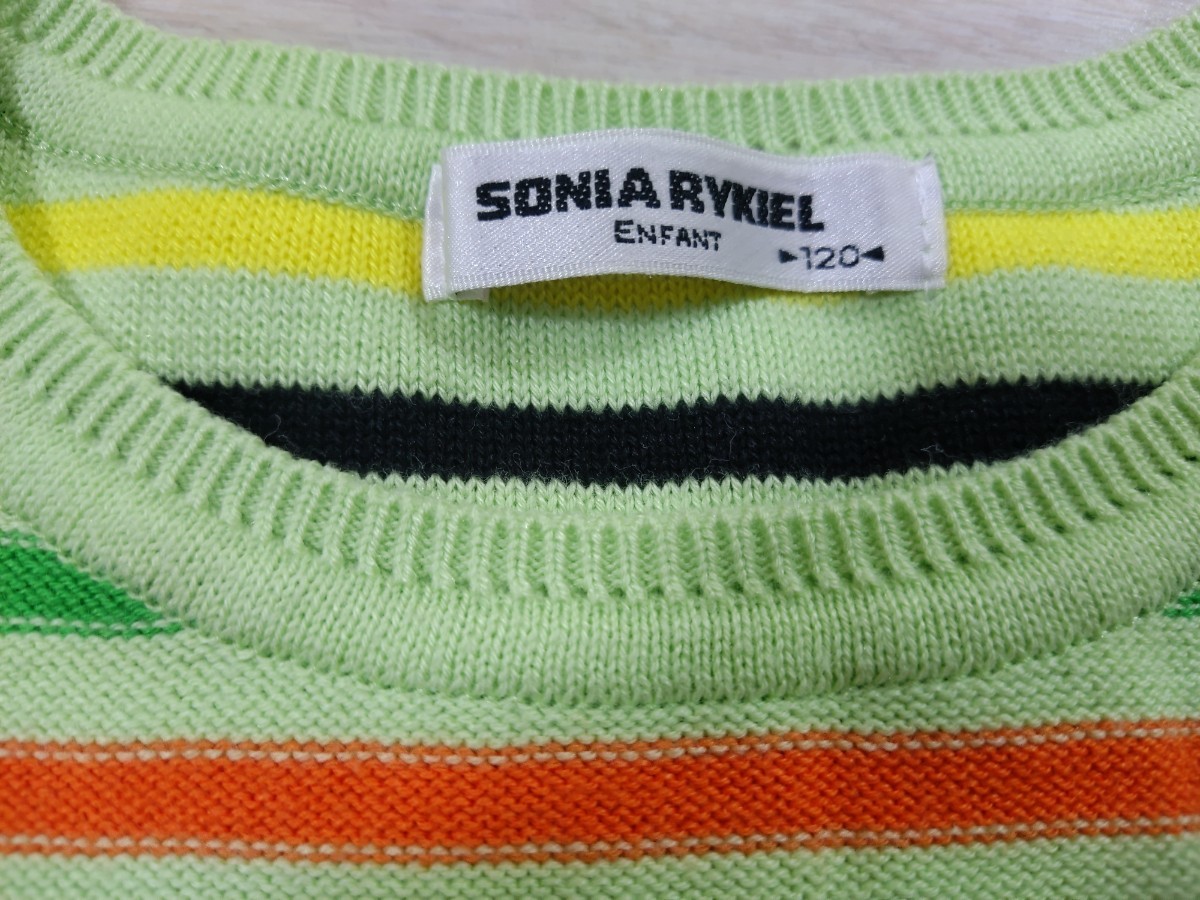  Sonia Rykiel SONIA RYKIEL knitted used license commodity Kids child clothes 110 120