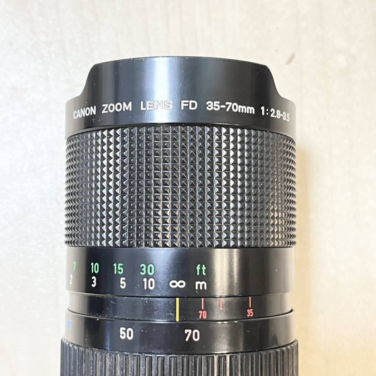 530 Canon A-1 一眼レフカメラ ／ZOOM LENS FD 35-70mm f2.8-3.5 レンズ _画像4