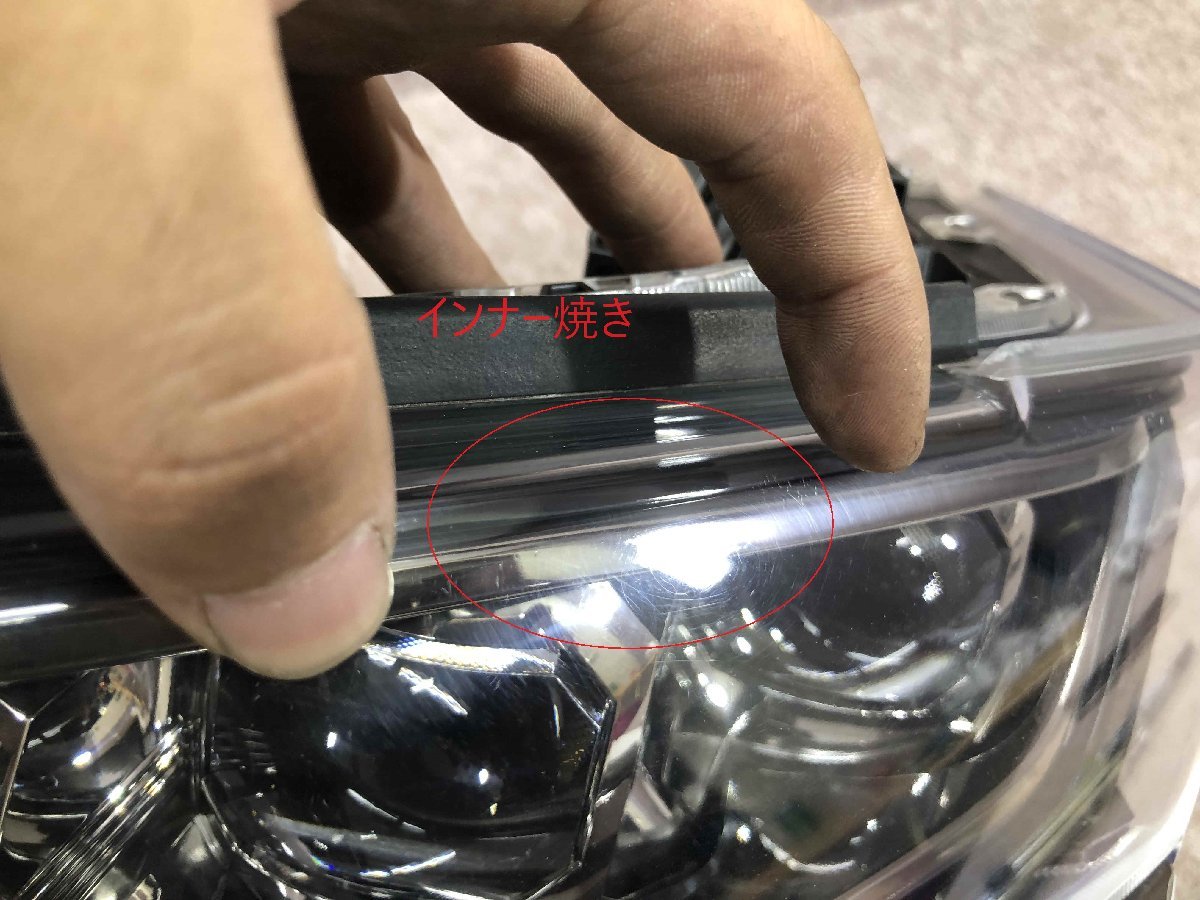 美品 磨き済み アルファード 30後期 純正 左 ヘッドライト 3眼 美品 磨き済み アルファード 30後期 純正 左 ヘッドライト 3眼