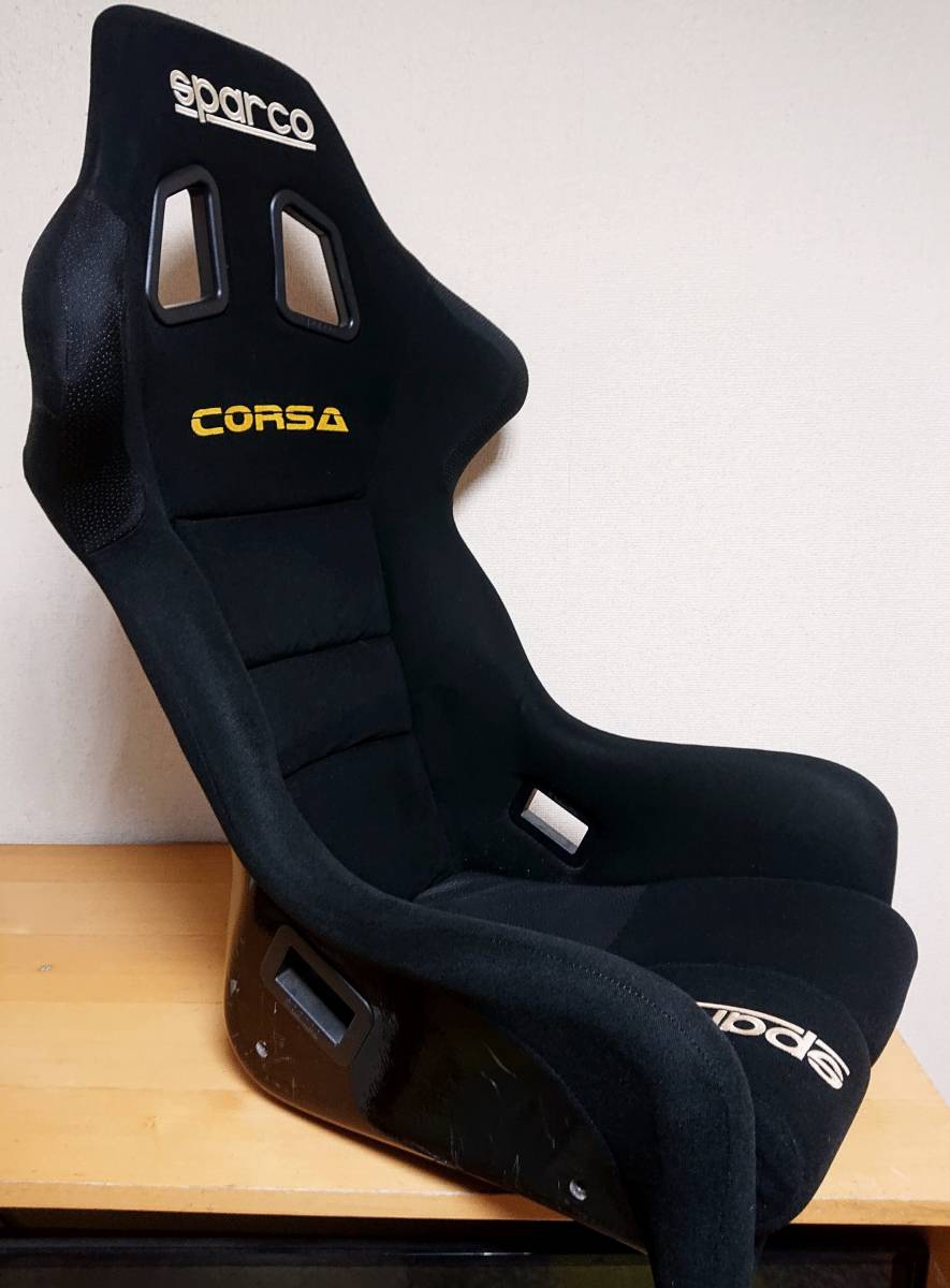 SPARCO RACING SEAT CORSA フルバケットシート ブラック スパルコ コルサ 送料安価に _画像1