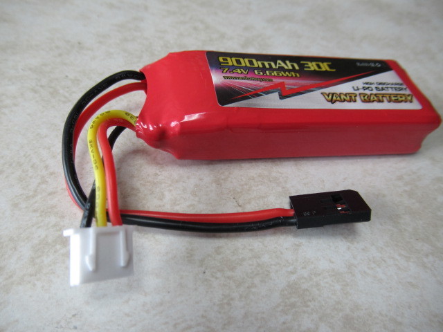 ○受信機用 ２S7,4V900ｍAh リポハイボルテージ用 双葉タイプコクネクター使用 バランスコネクターJST XHバッテリー ラジコン_双葉タイプコネクター使用