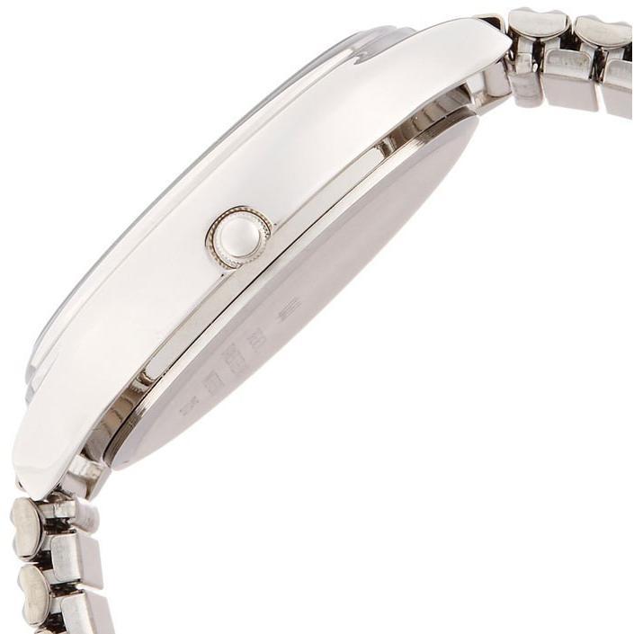 シチズン 腕時計 カレンダー蛇腹 日本製ムーブメント　5気圧防水 メンズ ホワイト D014-204/6647ｘ１本_画像4