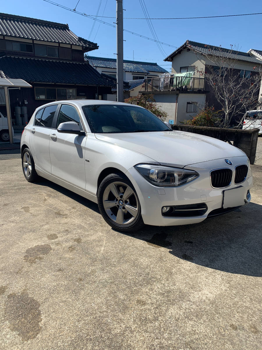 売切り 神戸 BMW 1シリーズ 116 i スポーツナビ バックカメラ ETC 実走行 事故歴修復歴なし車検R6年3月タイヤ山あり！プラグ4本交換済！_画像1