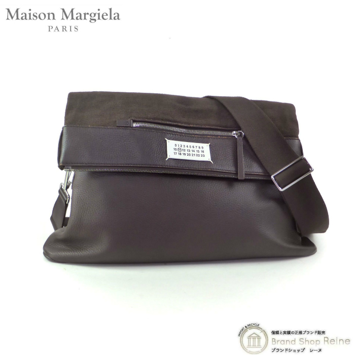 メゾン マルジェラ （Maison Margiela） 5AC バッグ ラージ 2way クラッチ ショルダー バッグ S35WG0155 ダークブラウン（中古）_画像1