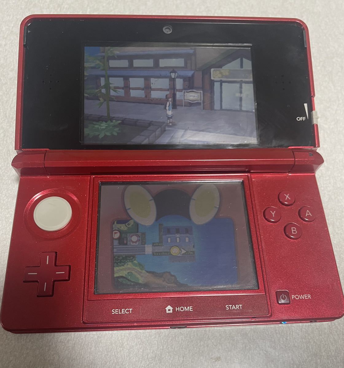 1円　ニンテンドー3DSと充電器 とび森 ポケモンUSソフトのみ　8GBSDカード　_画像3