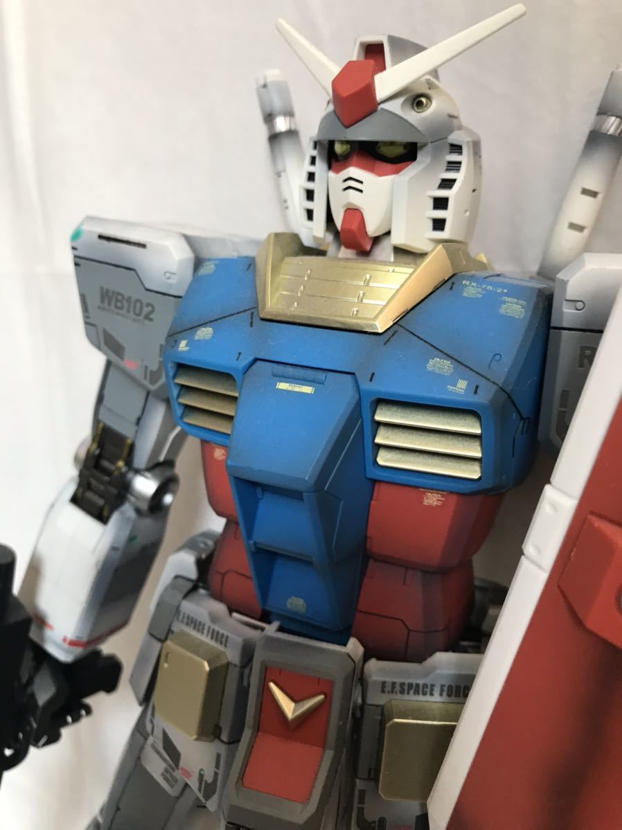 メガサイズモデル 1/48スケール GUNDAM 機動戦士ガンダム バンダイ 完成品　改修_画像2