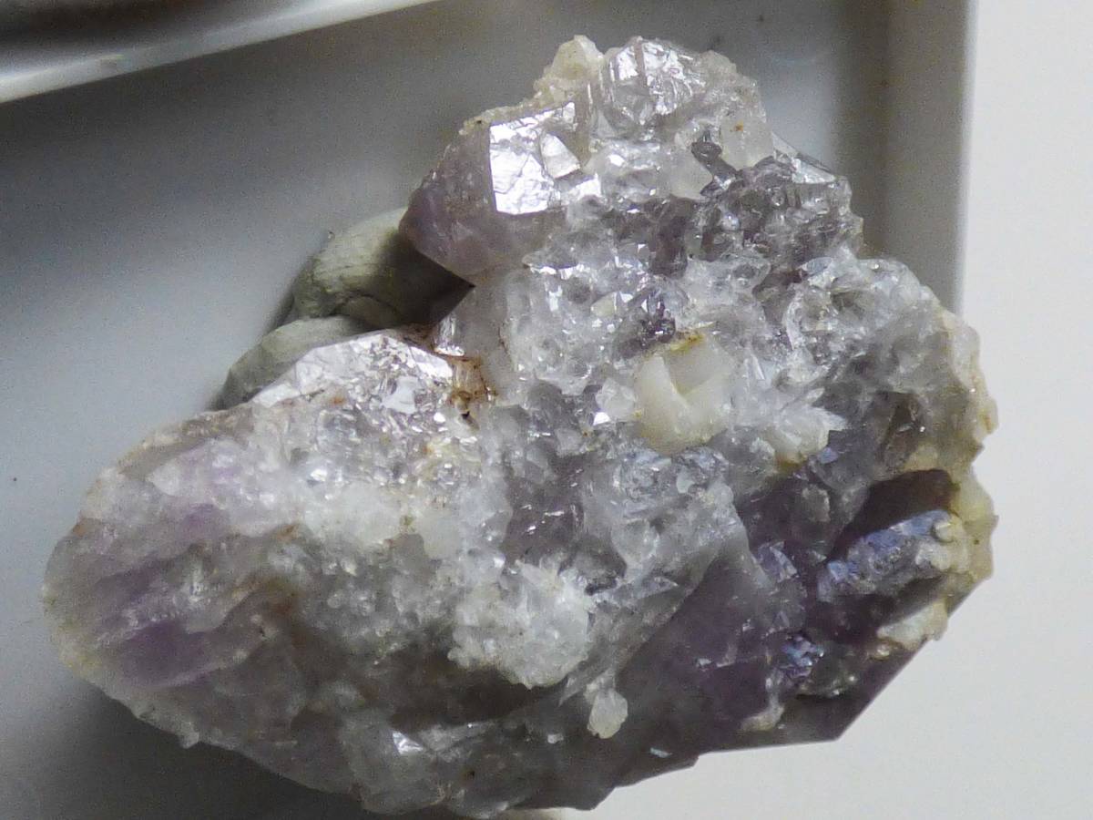 国産紫水晶 Yahoo!オークション - 国産鉱物 岡山県大ヶ山の紫水晶 珍産地