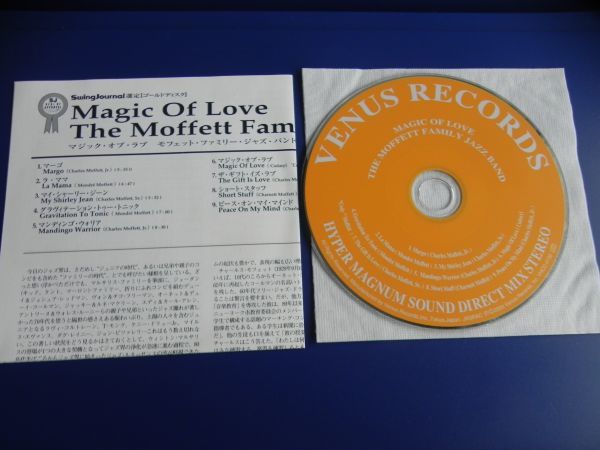 紙ジャケ CD 【 Japan/Venus 】マジック・オブ・ラブ ザ・モフェット・ファミリー・ジャズ・バンド☆VHCD-4132/1994◆ジャズ ピアノトリオの画像2