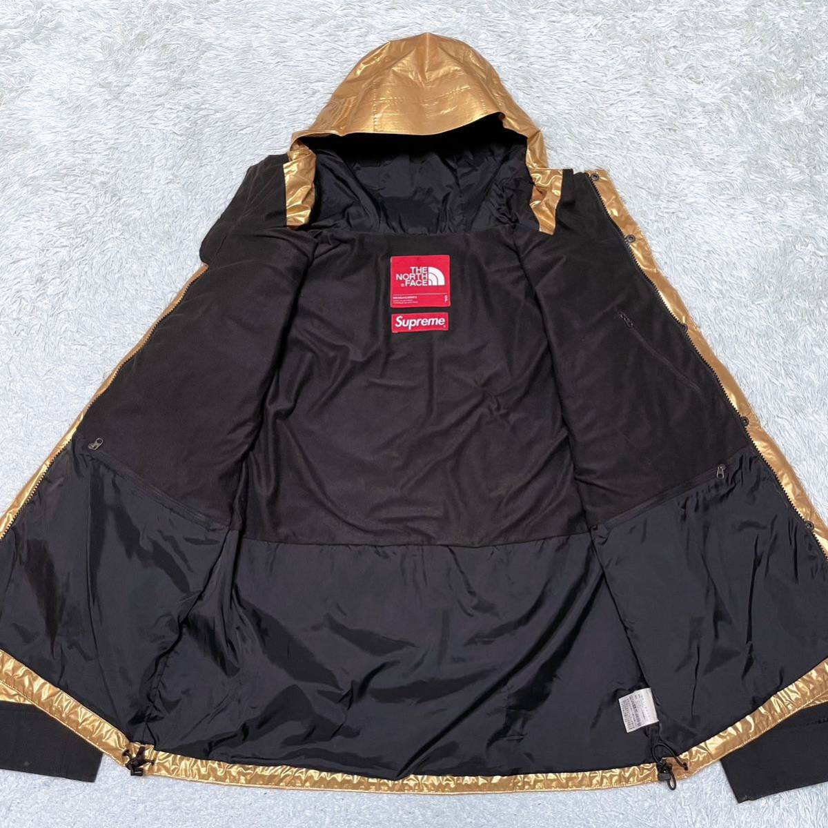 Supreme The North Face シュプリーム ノースフェイス 18ss メタリックマウンテンパーカー ジャケット ゴールド Metallic Mountain Parka S_画像2