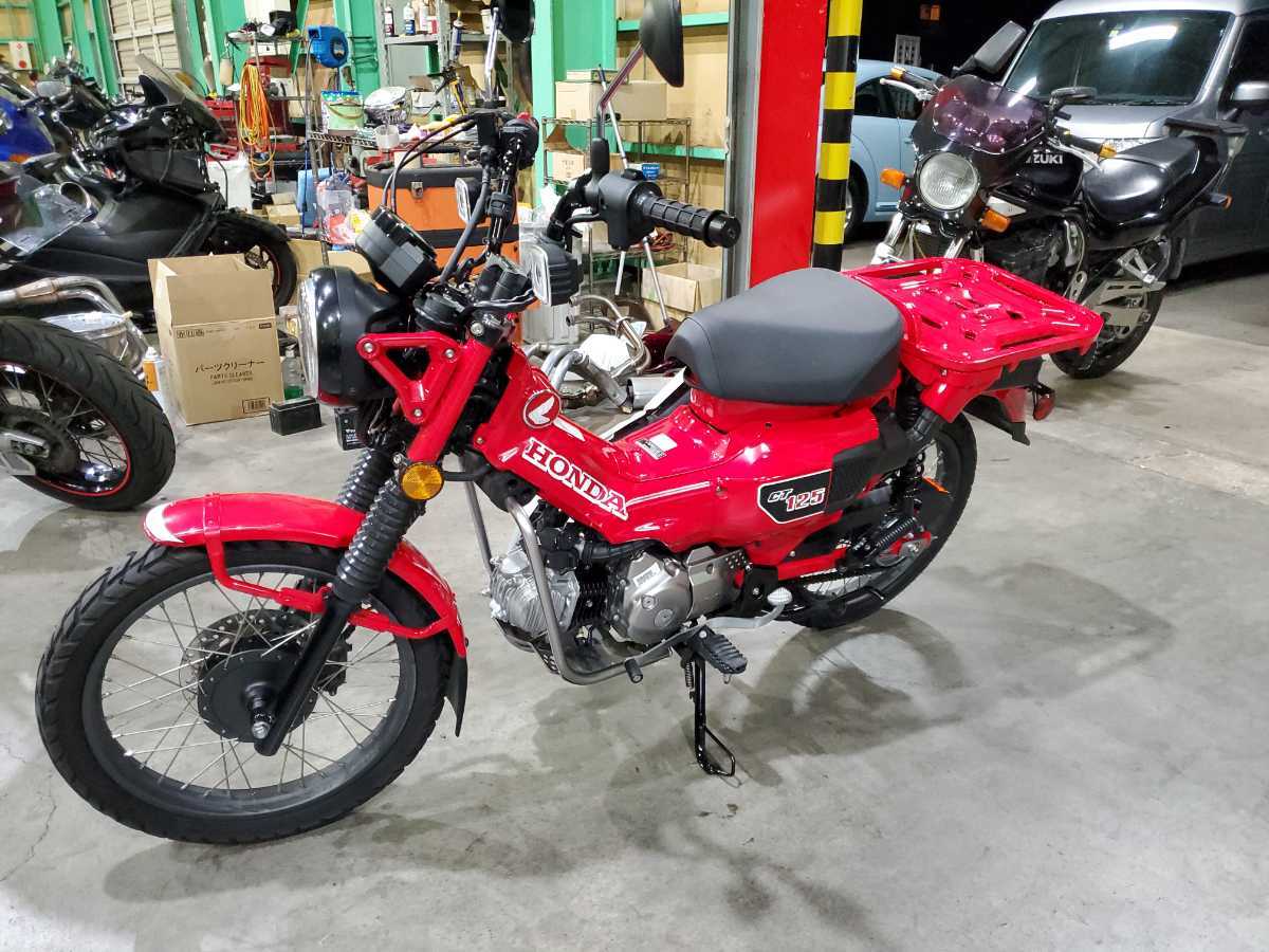 格安　CT125　ハンターカブ　JA55A　セル始動　4682ｋｍ　ABS付モデル　国内モデル_画像2