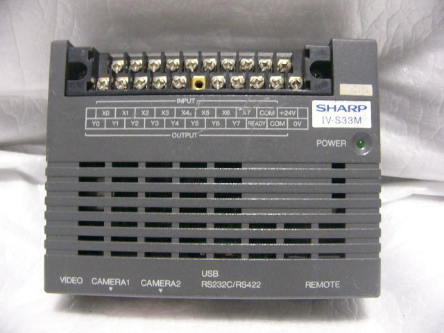☆動作保証☆ SHARP IV-S33M FA用画像センサ コントローラ ☆動作保証☆ SHARP IV-S33M FA用画像センサ コントローラ