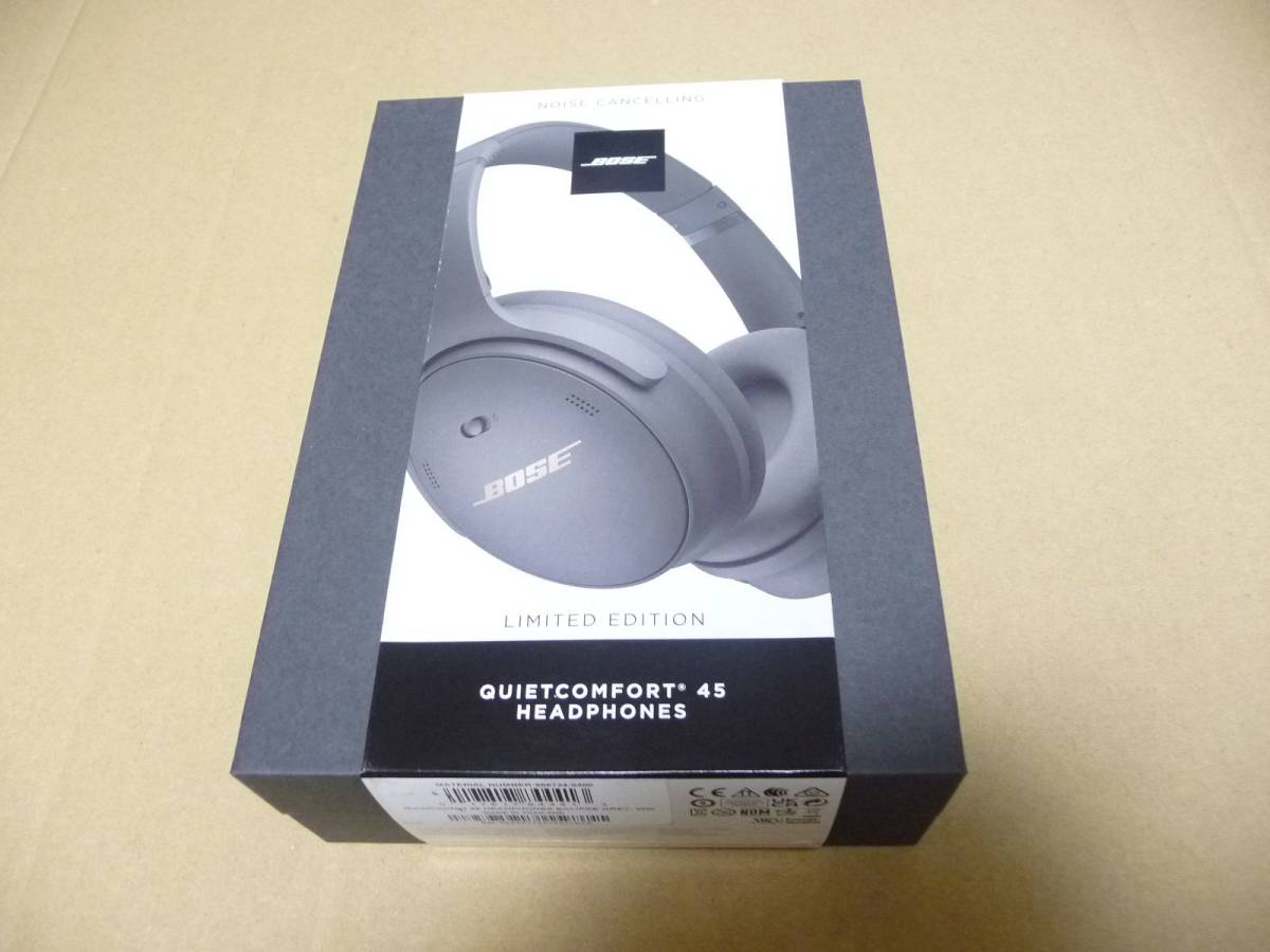 * новый товар нераспечатанный BOSE QuietComfort 45 headphones Limited Edition Eclipse серый [ беспроводной шум отмена кольцо наушники ] с гарантией 