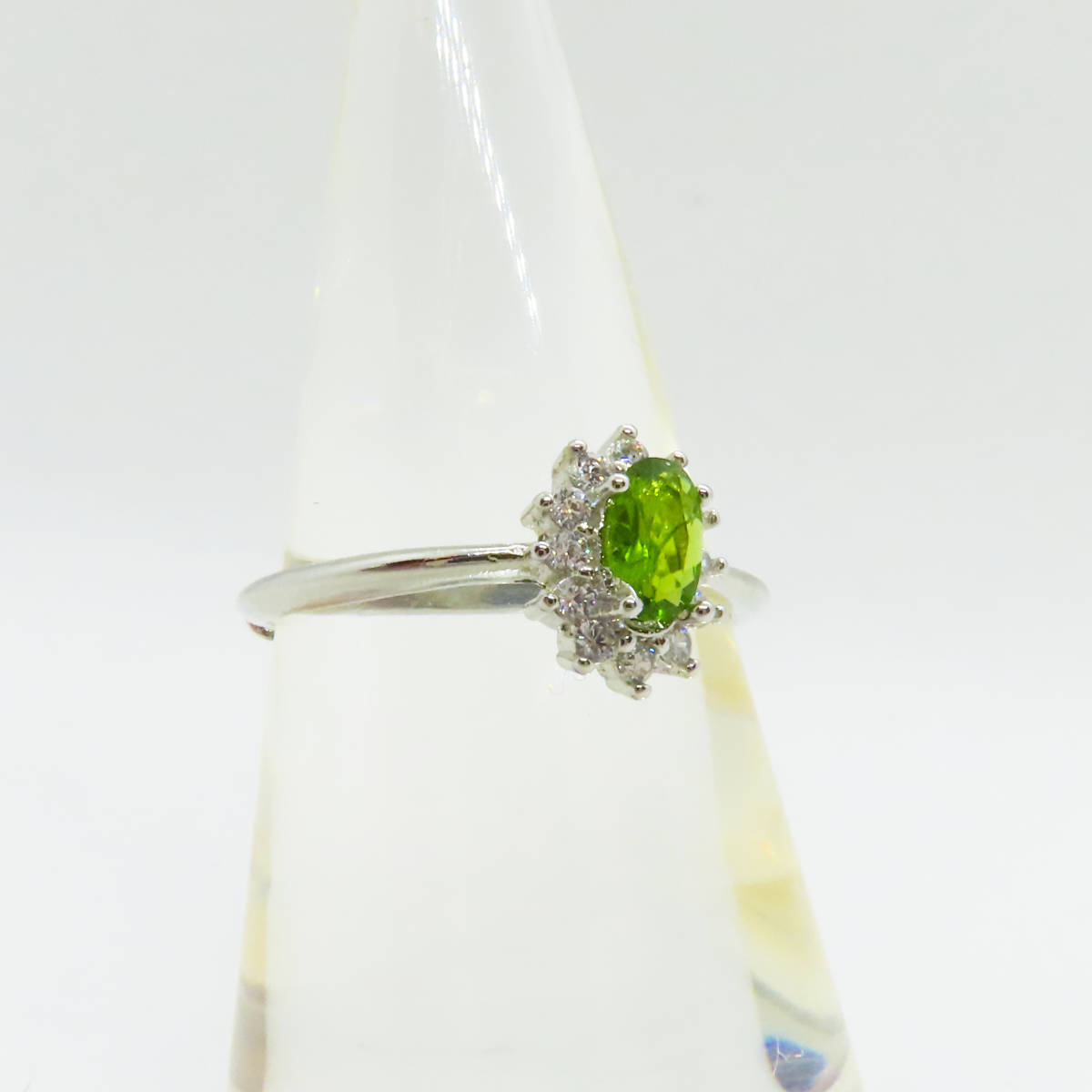 new goods large OP rhinoceros skull m. shining stone diamond 925 silver ring ring gem natural stone emerald 