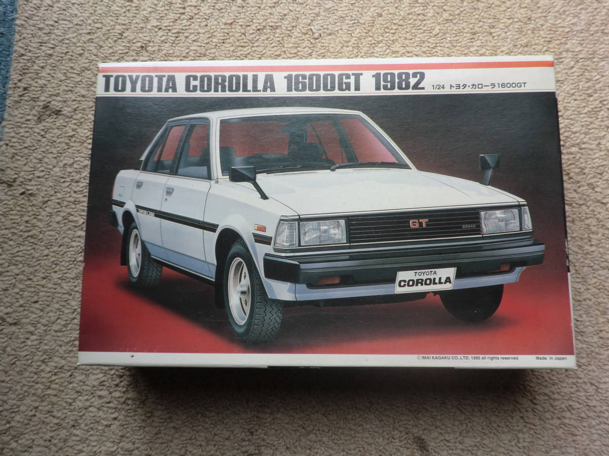 プラモデル　車　TOYOTA COROLLA 1600GT 1982_画像1