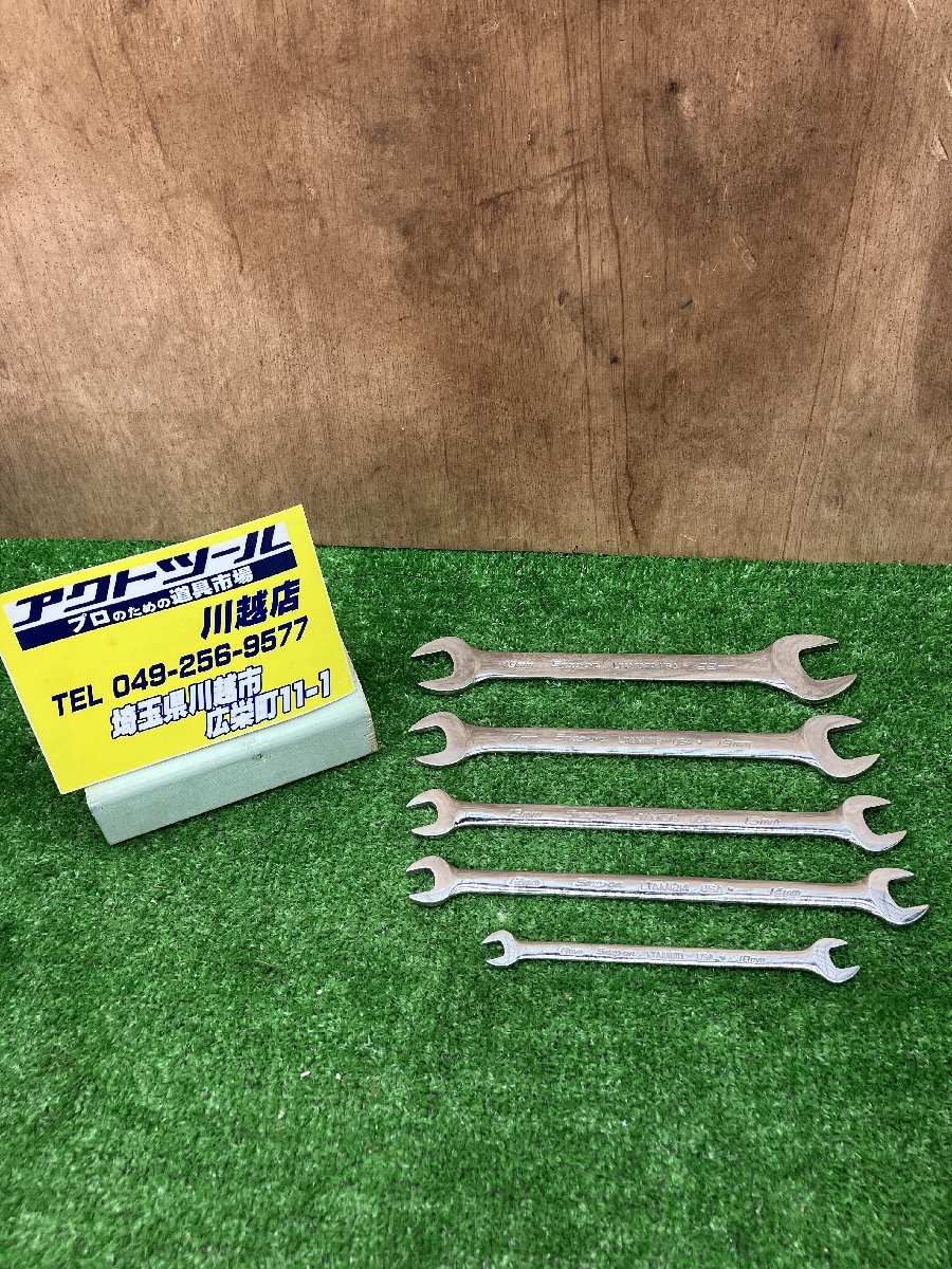 【中古品】スナップオン(Snap-on)スリムライン レンチ セット LTAM604J+LTAM1922 8~22mm 【川越店】_画像1