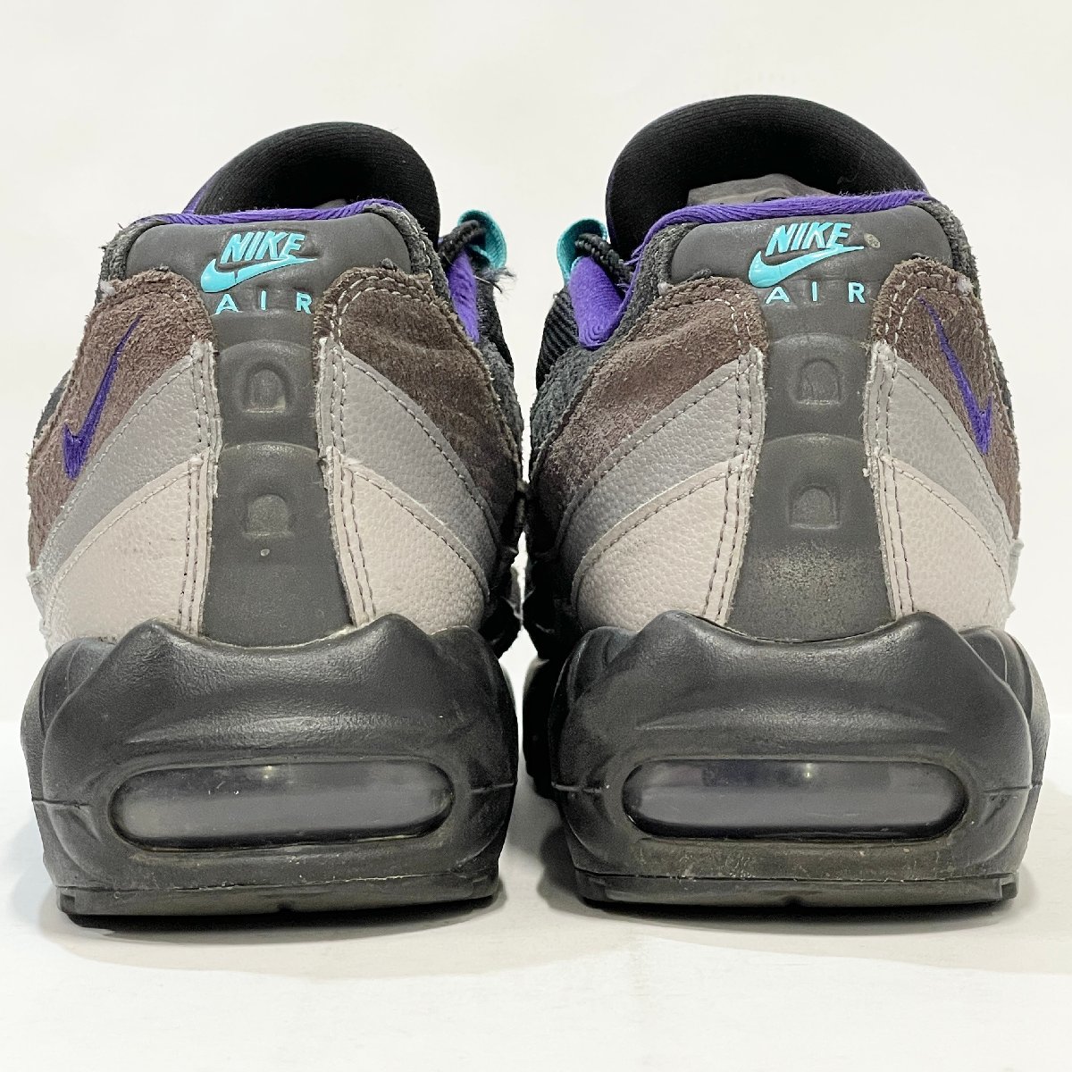 27cm NIKE AIR MAX 95 LV8 AO2450-002 ナイキ エア マックス 95 エレベイト グレープリバース スネーク メンズ スニーカー MX 101260_画像5