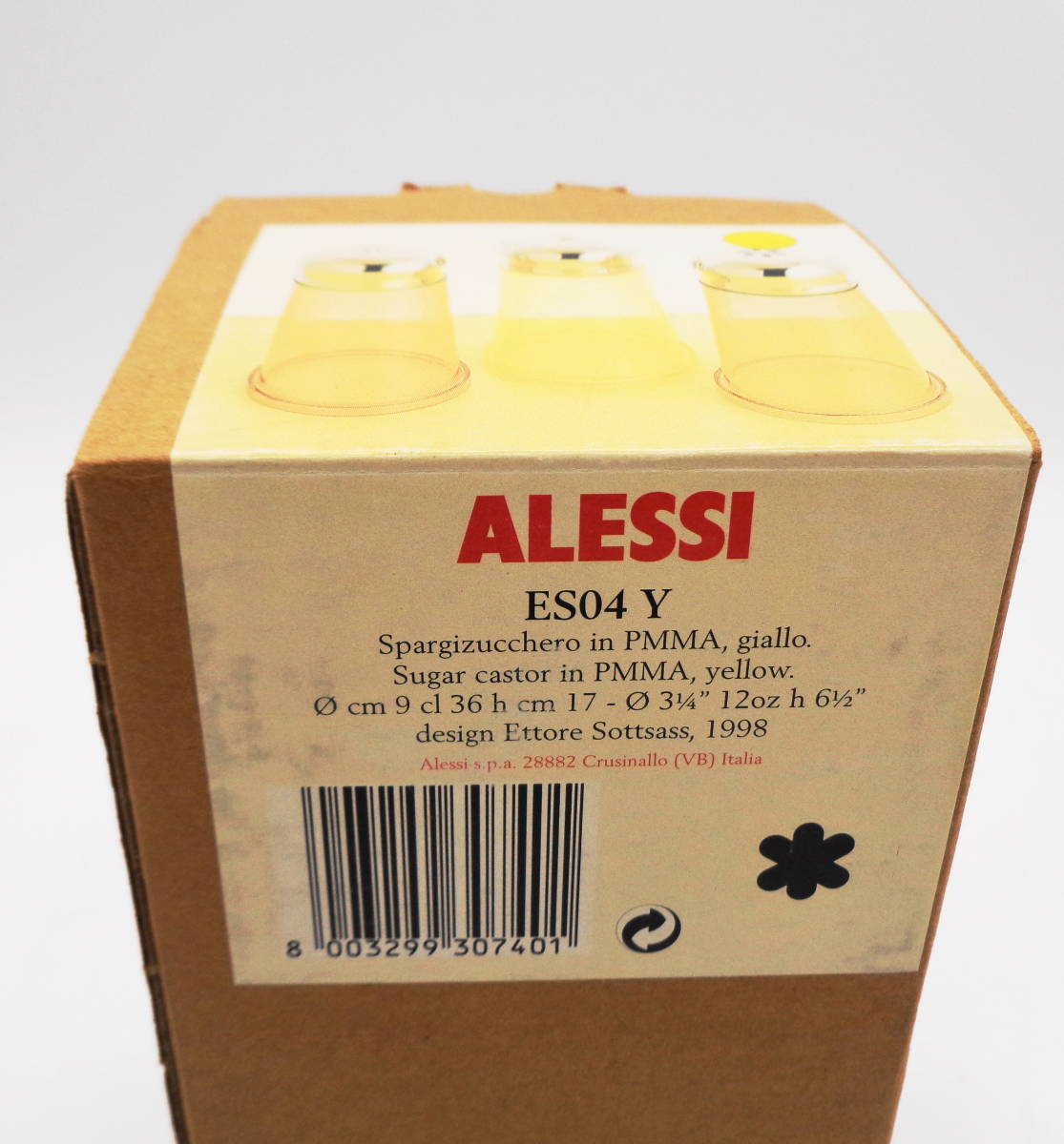 <Sottsass Collection>1998 ALESSI Sugar castor_ alessi контейнер для приправы _eto-re*soto подвеска 