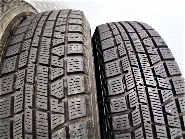 国産 バリ山! 145/80R12 スタッドレス タイヤ ホイール 4本 12 4J 100 4穴 4H サンバー エブリィ ハイゼット アクティ キャリー ミニキャブ_画像8