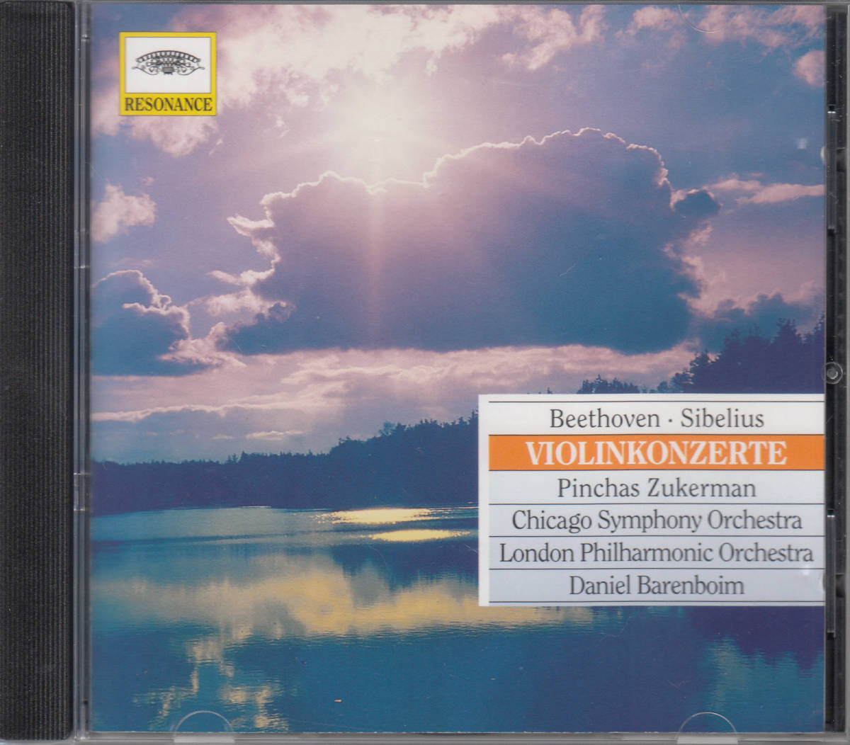 ◆送料無料◆ベートーヴェン、シベリウス：ヴァイオリン協奏曲～ズーカーマン、バレンボイム、シカゴ響、ロンドン・フィル Import v7360_画像1