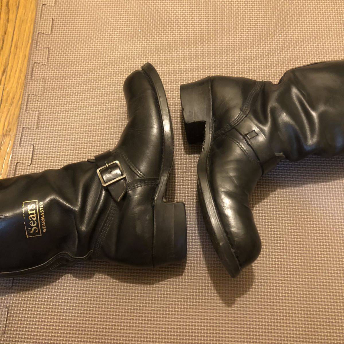 60s sears ヴィンテージ エンジニアブーツ 50s 40s buco redwing wesco チペワ ハーレー リーバイス 501xx クリンチ boss ラングリッツ_画像9