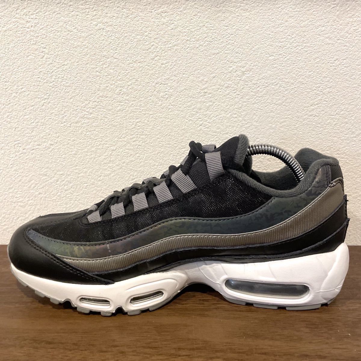 NIKE AIR MAX 95 ナイキ エア マックス 95 ブラック ローカットスニーカー DC9474-001 カジュアル 25.5cm 美品_画像6