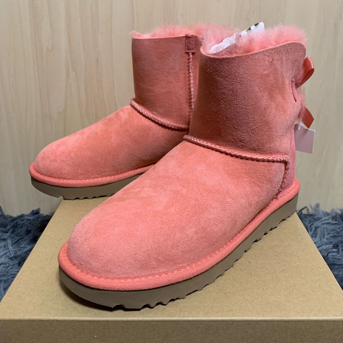 UGG アグ W MINI BAILEY BOW ll ミニ ベイリー ボウ ll ムートンブーツ