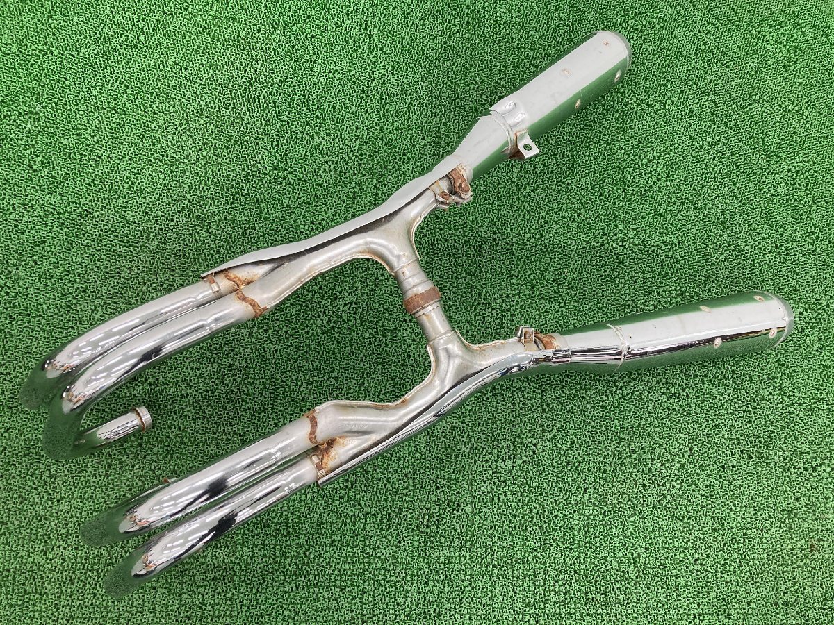  Zephyr 1100 muffler K450 Kawasaki original used bike parts ZR1100A ZRT10A ZEPHYR1100 full exhaust functional without any problem vehicle inspection "shaken" Genuine