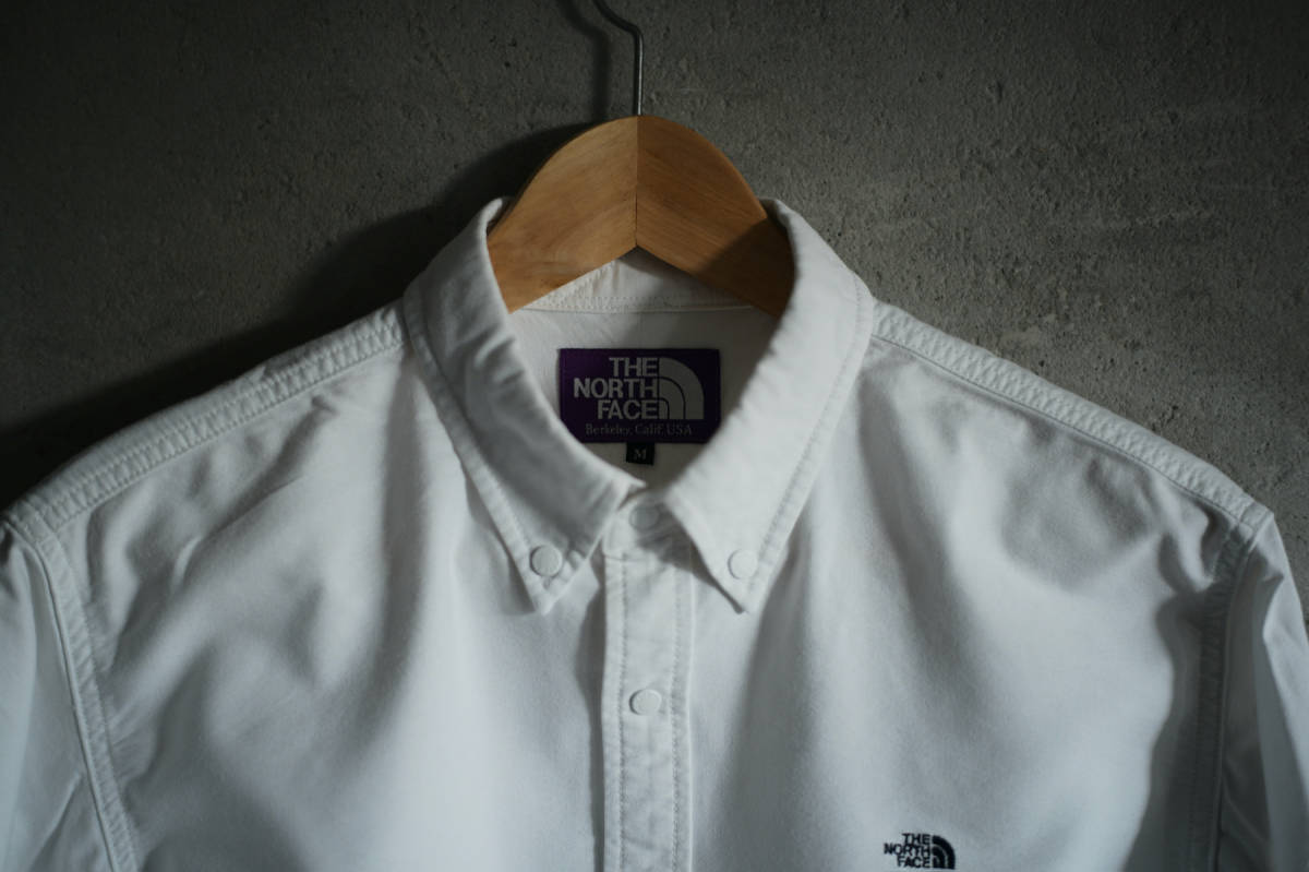 THE NORTH FACE PURPLE LABEL COTTON POLYESTER OX B.D. Shirt NT3755N Mサイズ_画像2