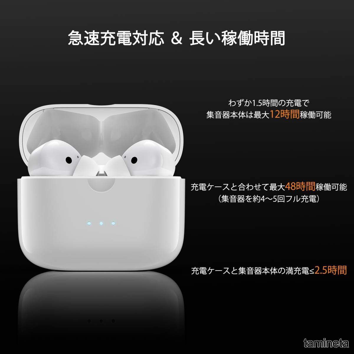高級 集音器 イヤホンタイプ 落ちない 充電式 高齢者 難聴 ノイズ低減 音量調節 小型 軽量 コミュニケーション おじいちゃんへのプレゼント