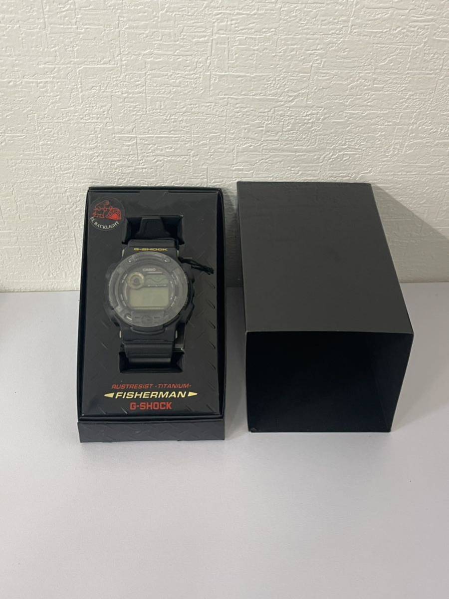 【TN1112】未使用 CASIO カシオ G-SHOCK DW 8600BM 1T フィッシャーマン 箱付き FISHERMAN ジーショック 1629_画像1