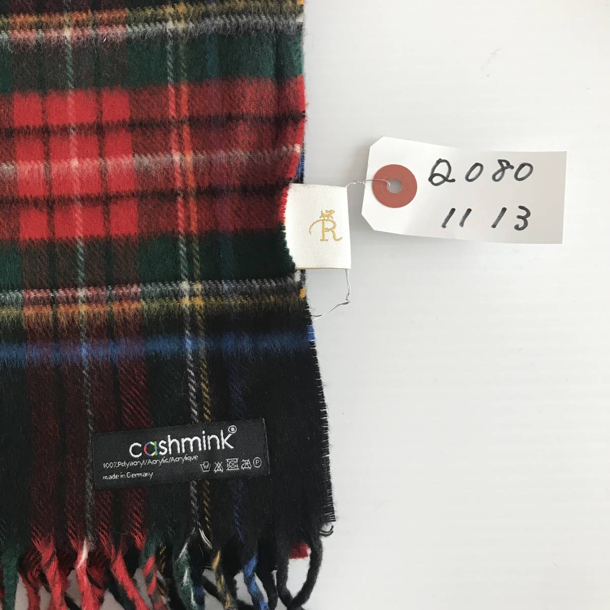 Q0801113　中古　cashmink　カシミンク　マフラー　ドイツ製　女性用_画像3