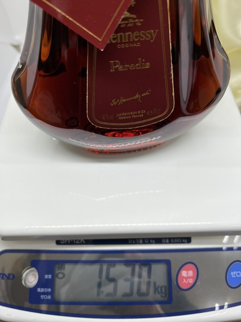 未開栓 Hennessy Paradis RARE COGNAC ヘネシー パラディ レア コニャック 700ml 40% No.19 箱付き 古酒 _画像7