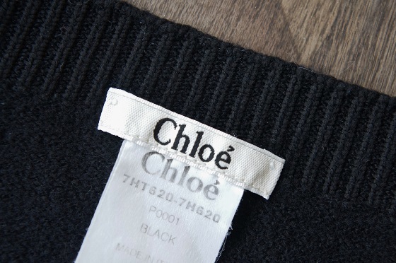 CHLOE/クロエ/ケーブルコンビデザインニットトップス/定10弱_画像2