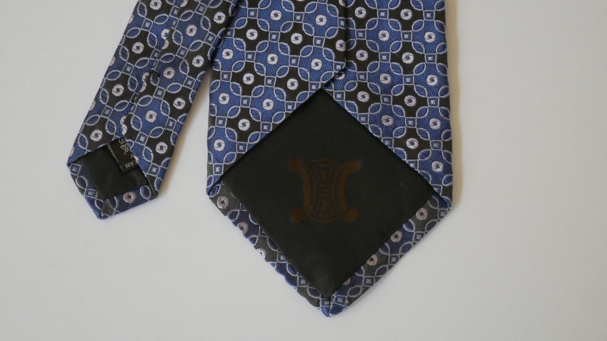  beautiful goods [CELINE Celine ]USED brand necktie /m113-GG6-1-5