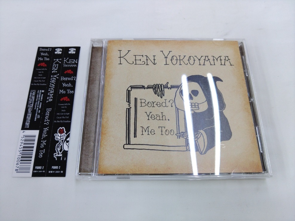 CD / Bored? Yeah, Me Too / KEN YOKOYAMA /【J30】/ 中古_画像1