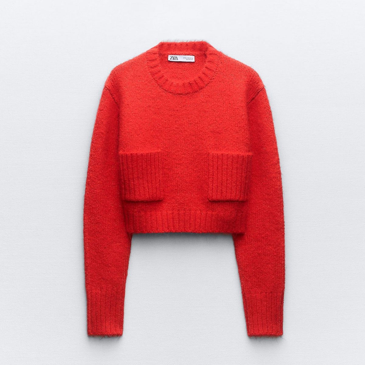 zara ソフト ニット クロップドセーター S ニット クロップド zara ソフト ニット クロップドセーター S ニット クロップド