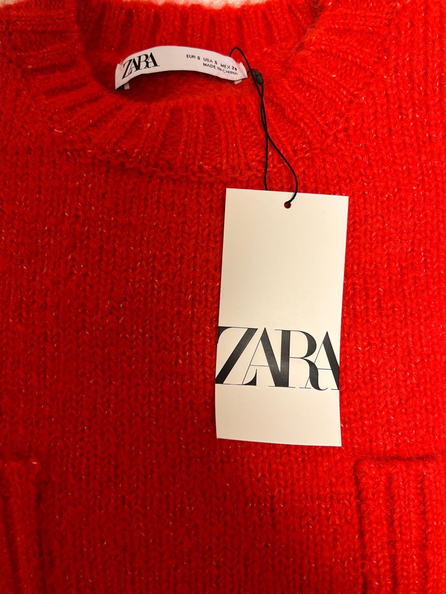 zara ソフト ニット クロップドセーター S ニット クロップド zara ソフト ニット クロップドセーター S ニット クロップド